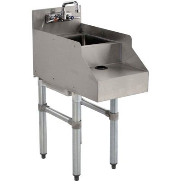 Advance Tabco Advance Tabco, Blender Station w/Dump Sink and Faucet, 12"Wx23"Dx33-3/8"H, Stainless Steel SL-RS-12